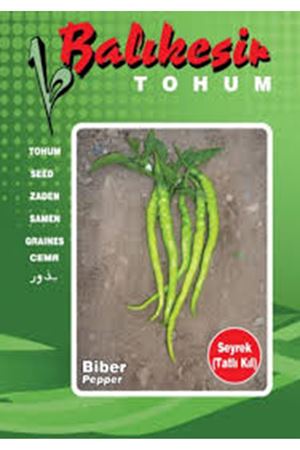 BALIKESİR TOHUM SEYREK TATLI KIL BİBER TOHUMU