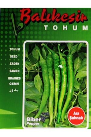 BALIKESİR TOHUM  ACI ŞAHNALI BİBER TOHUMU