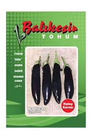 BALIKESİR TOHUM HALEP KARASI PATLICAN TOHUMU
