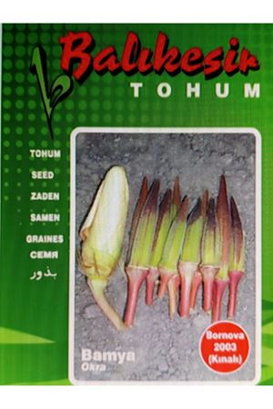 BALIKESİR TOHUM BORNOVA 2003 KINALI BAMYA TOHUMU