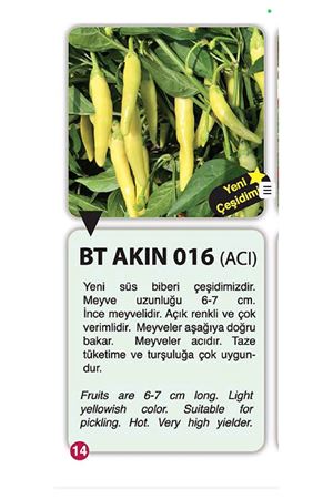 10 GRAM AMBALAJ BT AKIN 016 (ACI ) BİBER TOHUMU KDV DAHİL ADET FİYATI 
